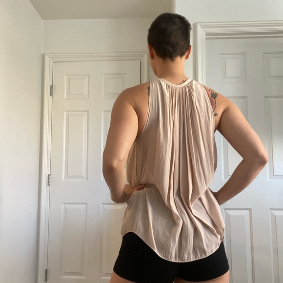 Ramey Brookes Pink Silk Blouse - Picture 2 of 4